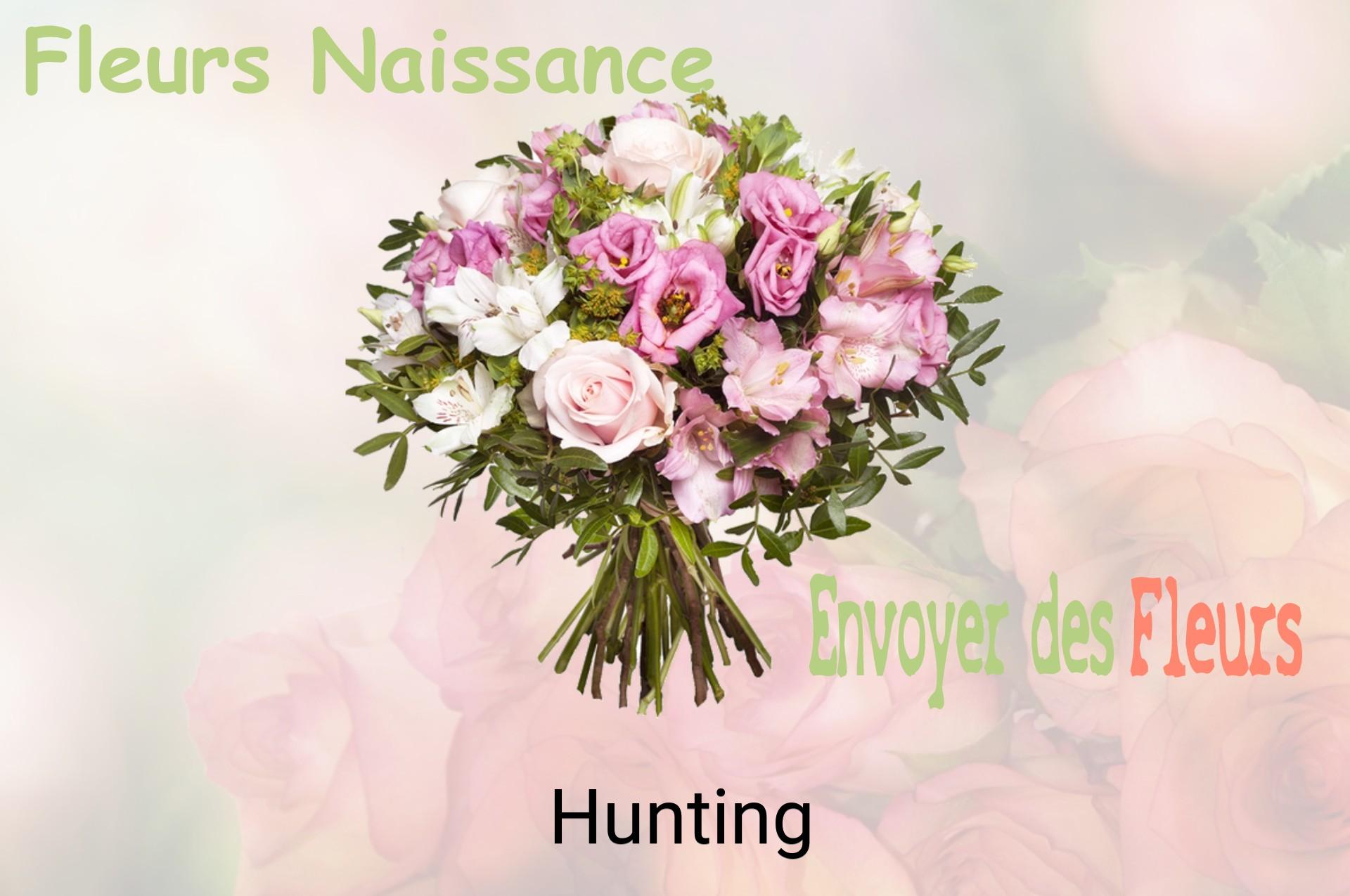 Bouquet de fleurs de naissance livré à Hunting
